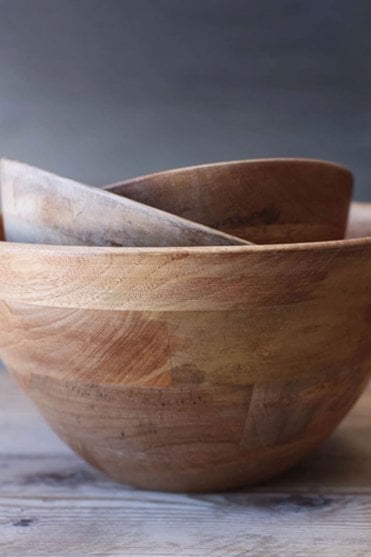 Indus Wooden Bowl - Large