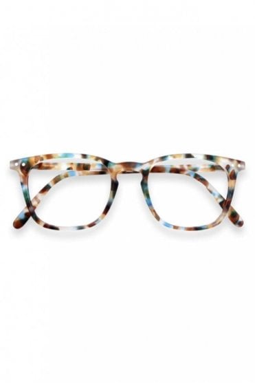 LetMeSee #E Reading Glasses in Blue Tortoise