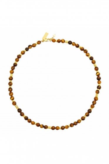 Jaipur Choker in Tigers Eye