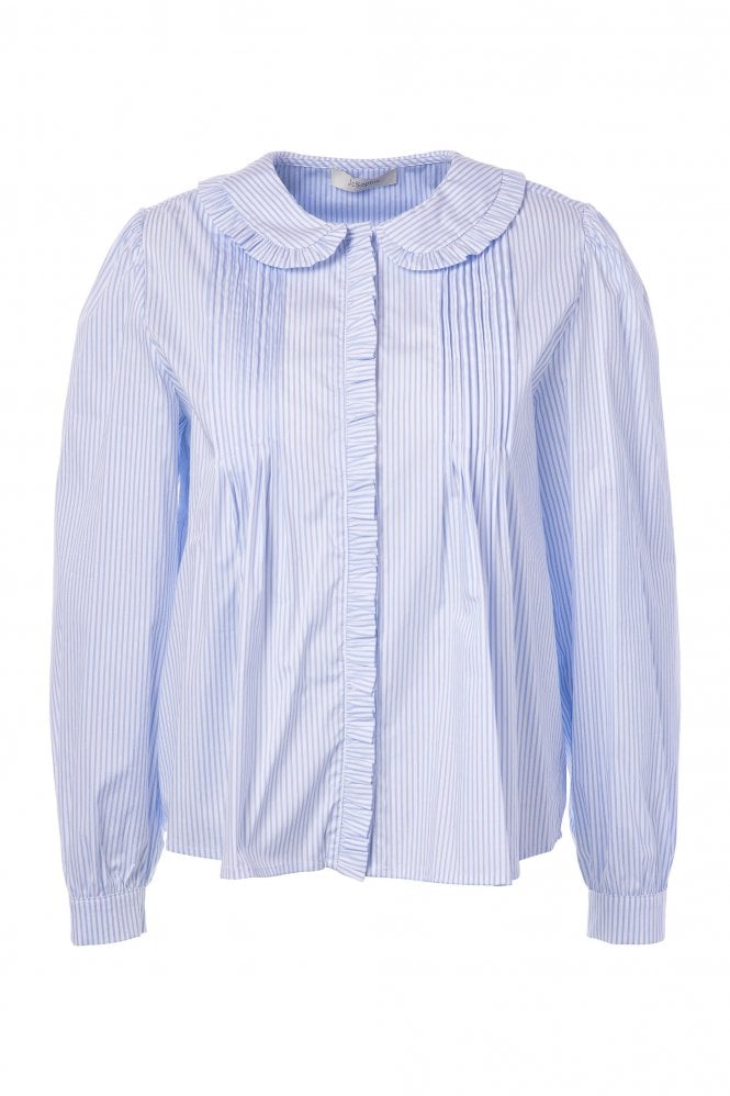JcSophie Passion Blouse in Light Blue Stripes