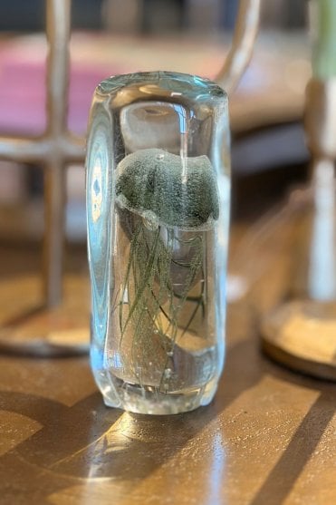 Jellyfish Ornament in Dark Green