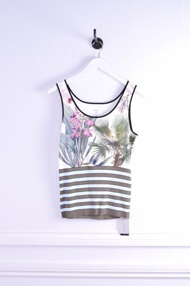 Jersey Floral/Stripe Top