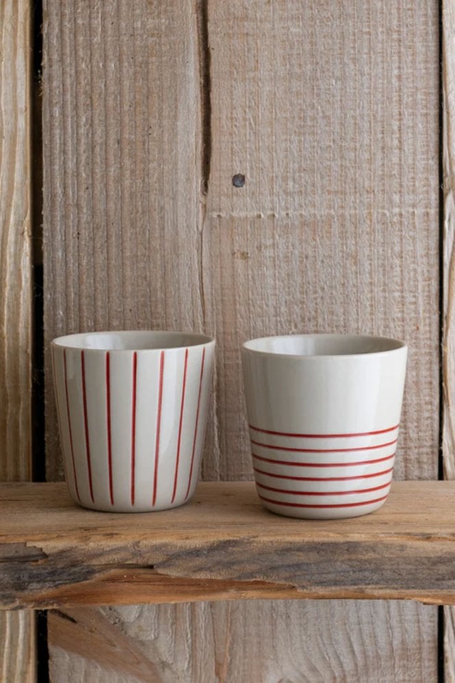 Kindred Sorrel Beaker Set of 2 Brushed Earth Red