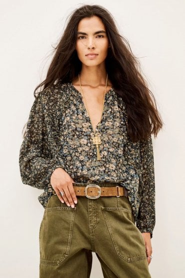 Kross Blouse in Kaki