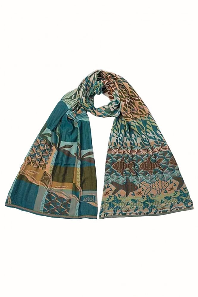 Pascal Flamand Letol Letol Pascal Marecages Scarf at Sue Parkinson