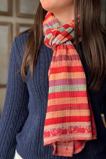 Scarf in Eulalie Multico