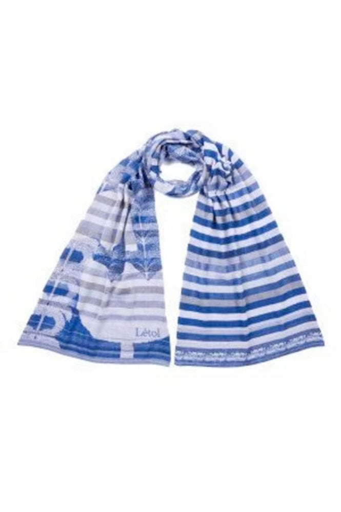 Letol Scarf in Eulalie Outremer