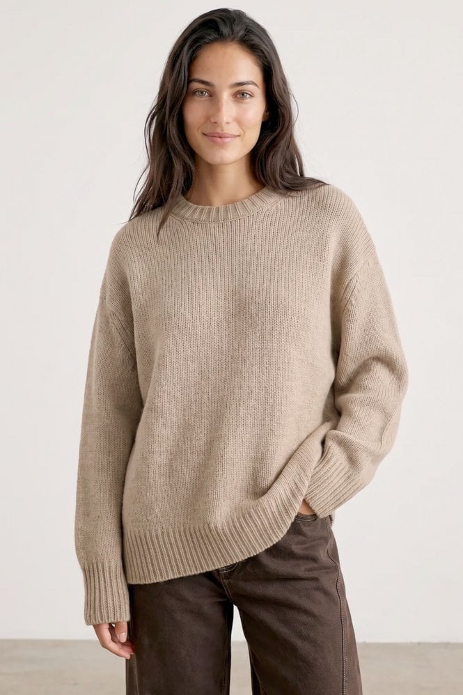 Levete Room Perle 1 Pullover in Taupe