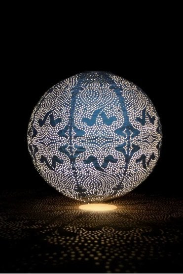 Solar Lantern Blue Globe