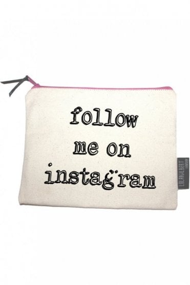 Follow Me On Instagram Medium Pouch