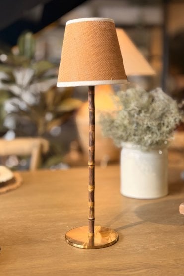 Babbington Tall Lamp with Linen Shade 