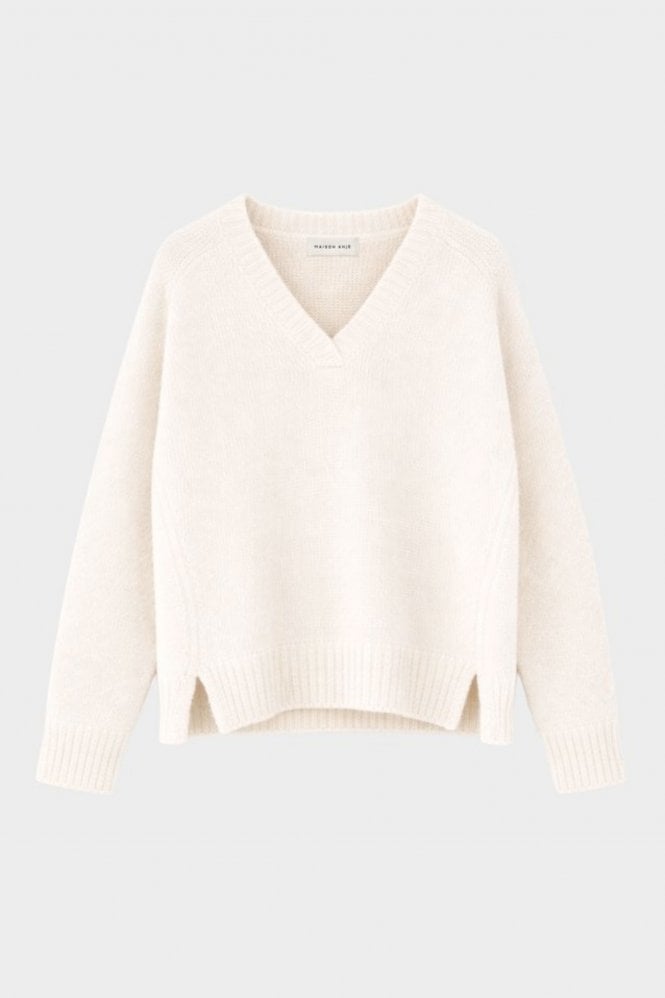 Maison Anje Brivina Sweater in Milk
