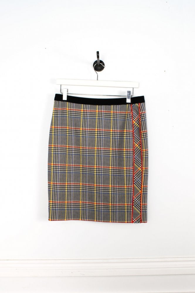 Marc Cain Check Jersey Skirt