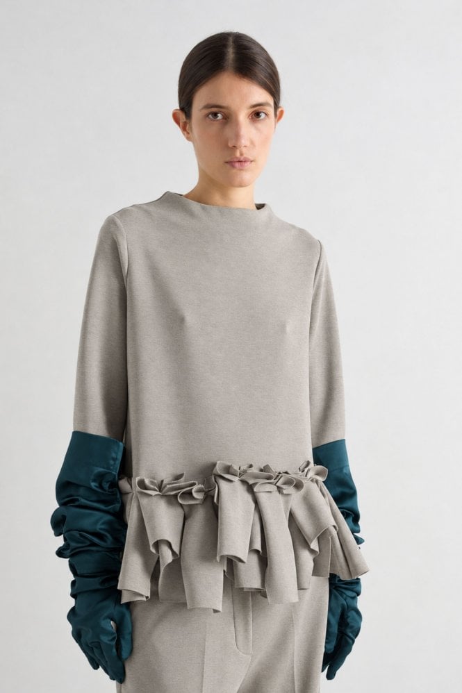 Meimeij Blouse in Fog