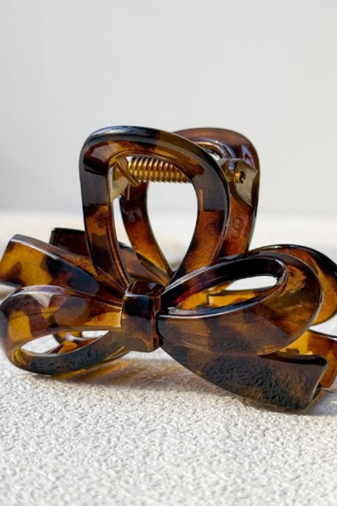 Mini Bow Claw Clip