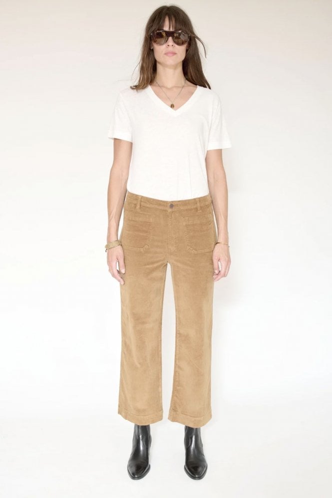 MKT Studio Frida Velvet Pants in Cacao