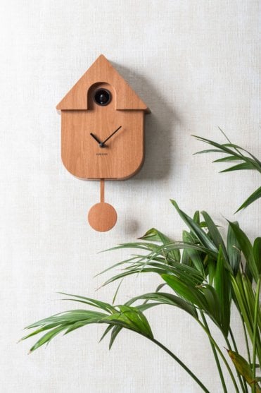 Modern Cuckoo Clock in Dark wood