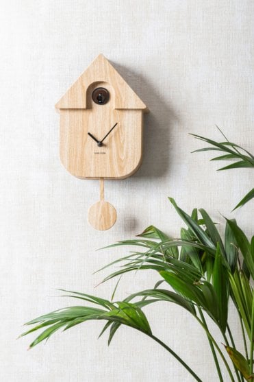 Modern Cuckoo Clock in Light wood