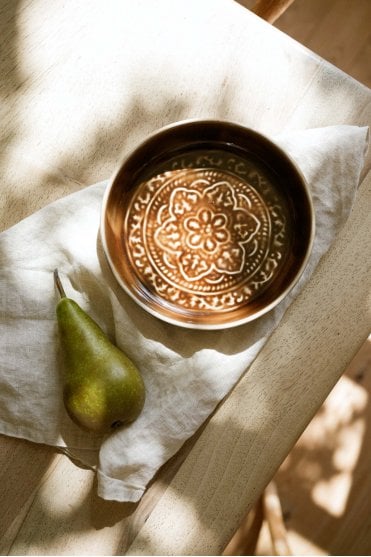 Enamel Dish in Chocolate