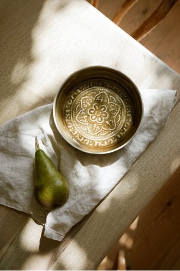 Enamel Dish in Taupe
