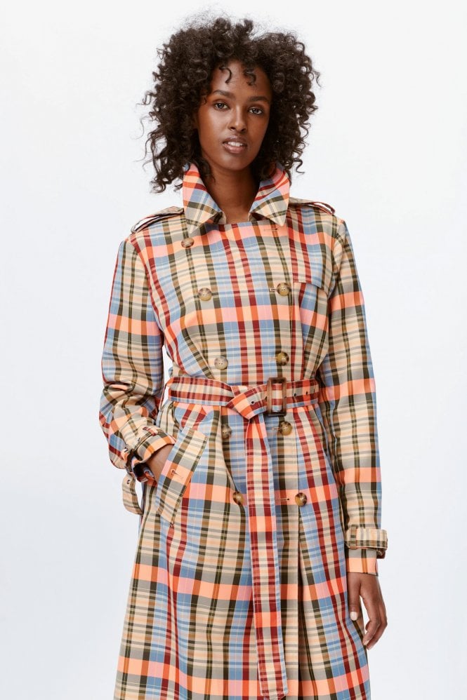 Munthe Life Check Trench Coat