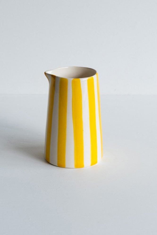 Musango Candy Stripe Creamer in Turmeric