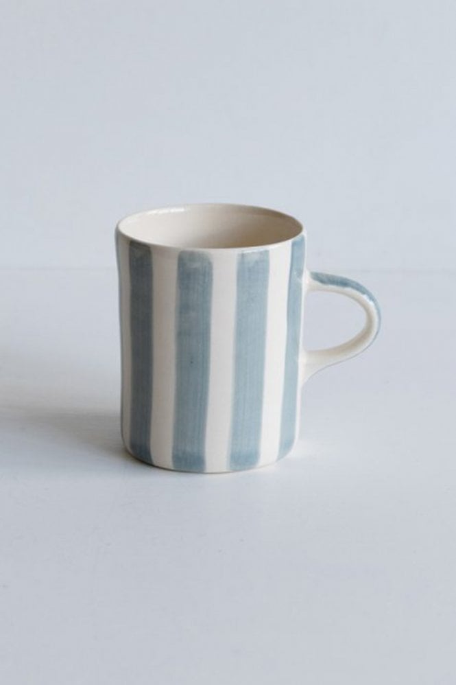 Musango Demi Mug in Dove Grey Candy Stripe