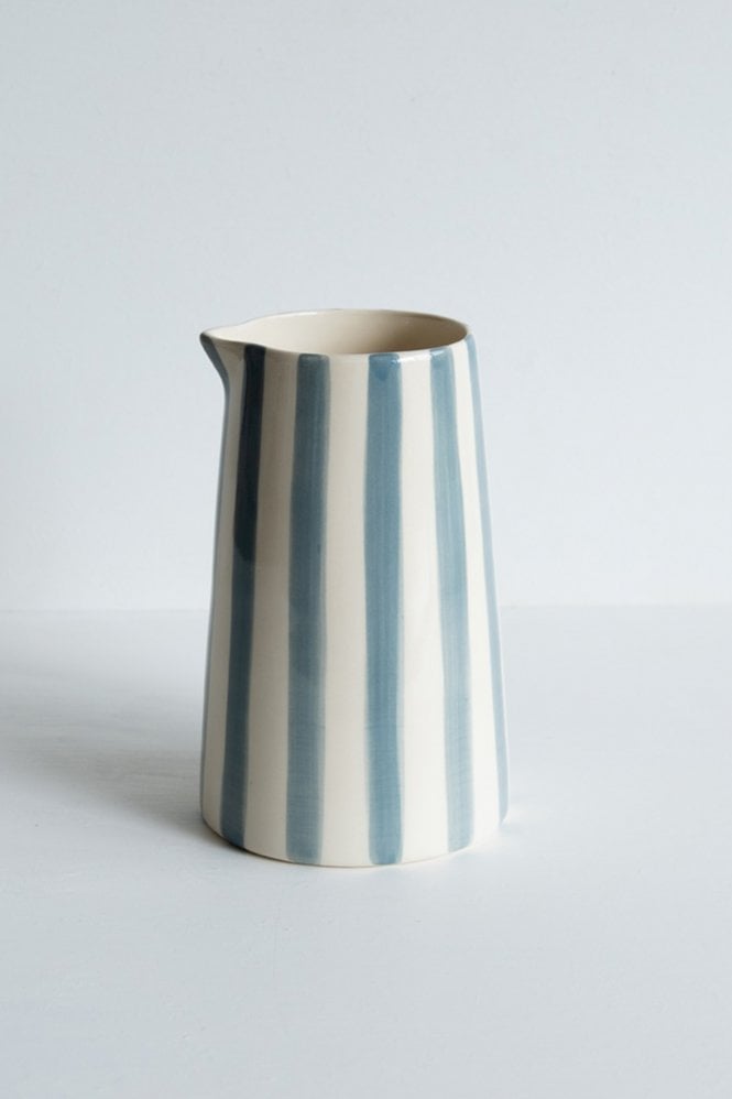 Musango Pitcher in Dove Grey Candy Stripe