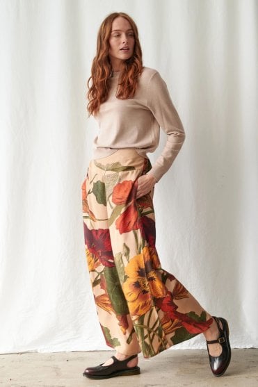 Nasturtium Fawn Palazzo Pant