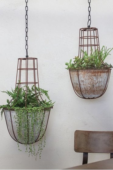 Abari Caged Hanging Planter
