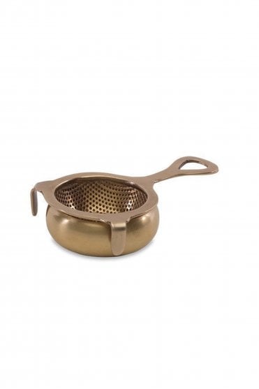 Antique Brass Tea Strainer