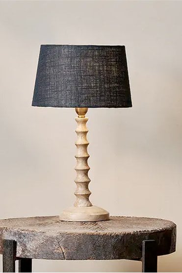 Avisa Mango Wood Bedside Table Lamp