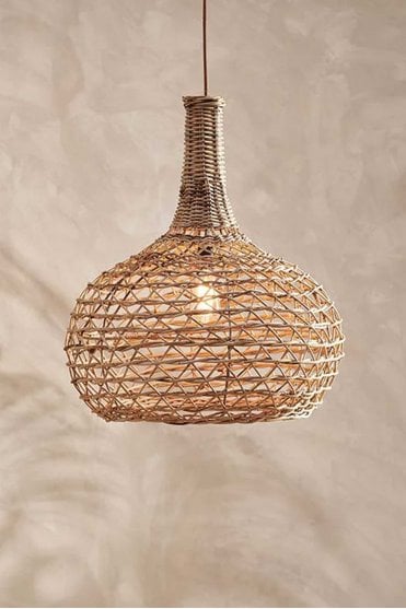 Beru Rattan Lampshade Large Conical