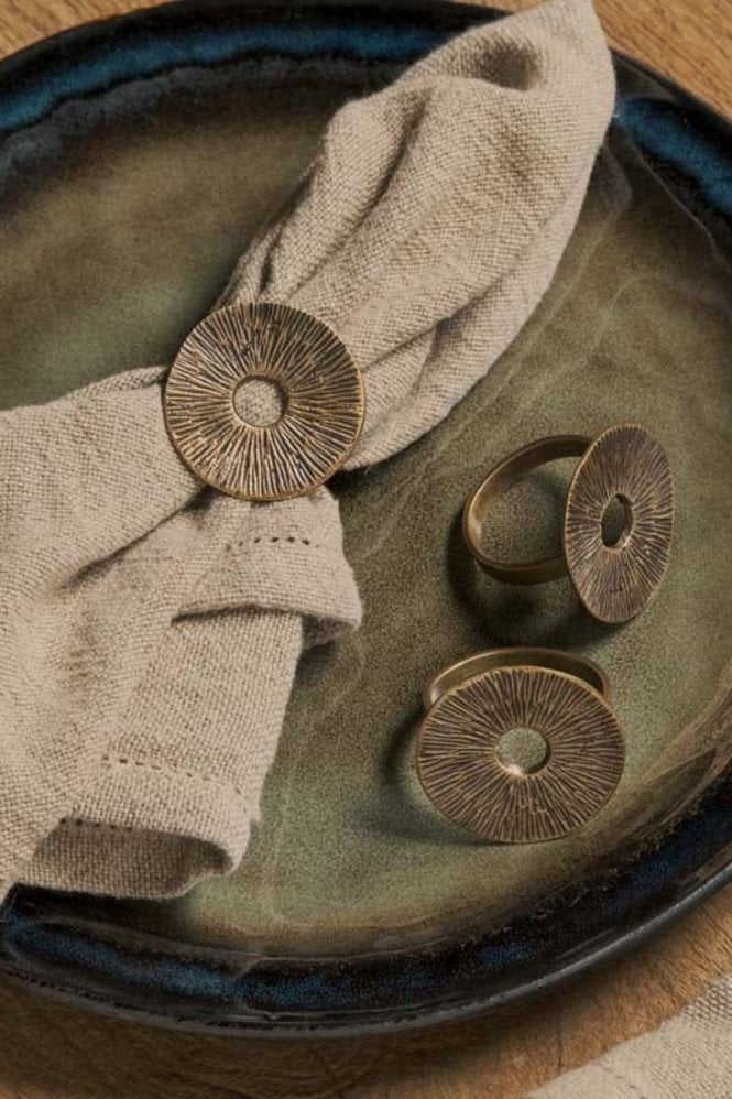 Nkuku Dankuni Napkin Rings Set of 4