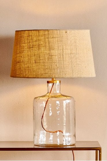 Edina Small Glass Table Lamp