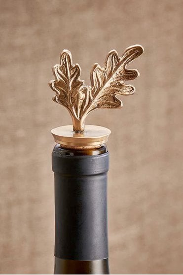 Oak Leaf Bottle Stopper