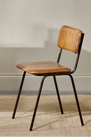 Ukari Dining Chair in Aged Tan
