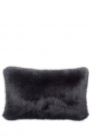 Nolan Cushion Cover in Caviar