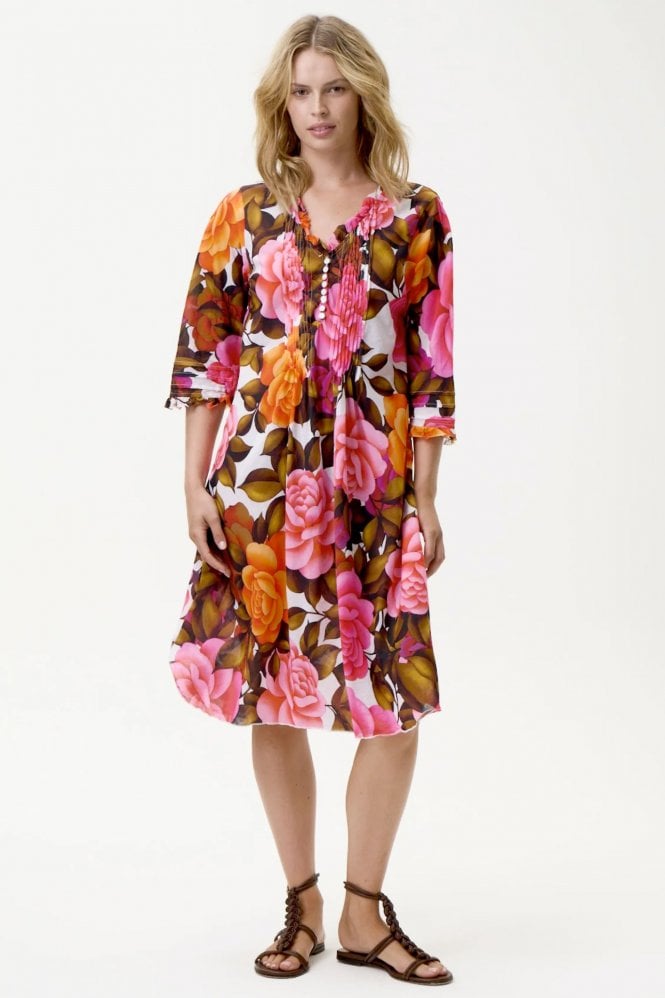 One Season Middy Poppy Cotton Dress Deia Roses