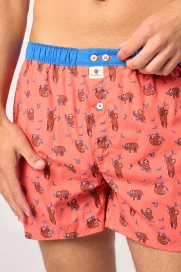 Organic Cotton Boxer Shorts in Flash