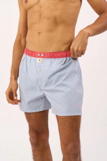 Organic Cotton Boxer Shorts in Riviera
