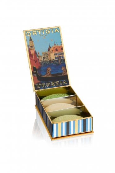 Box of 3 x 40g Soaps in Venezia Box