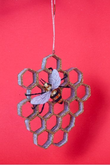 Paper Honeycomb Hanging Decoration