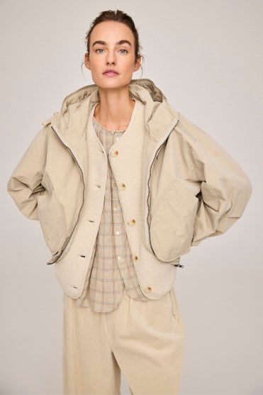 Patricia Vest in Light Sand