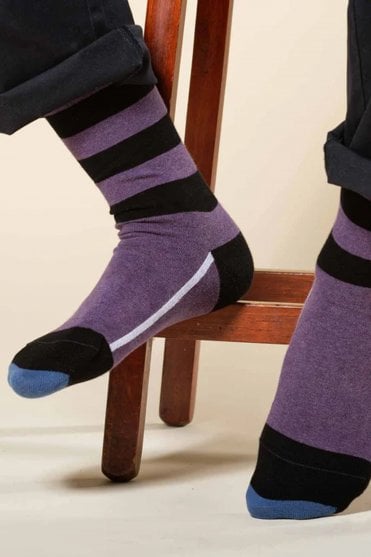 Equilibrium Organic Socks in Purple