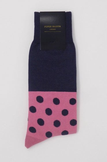 Navy Mayfair Men's Socks