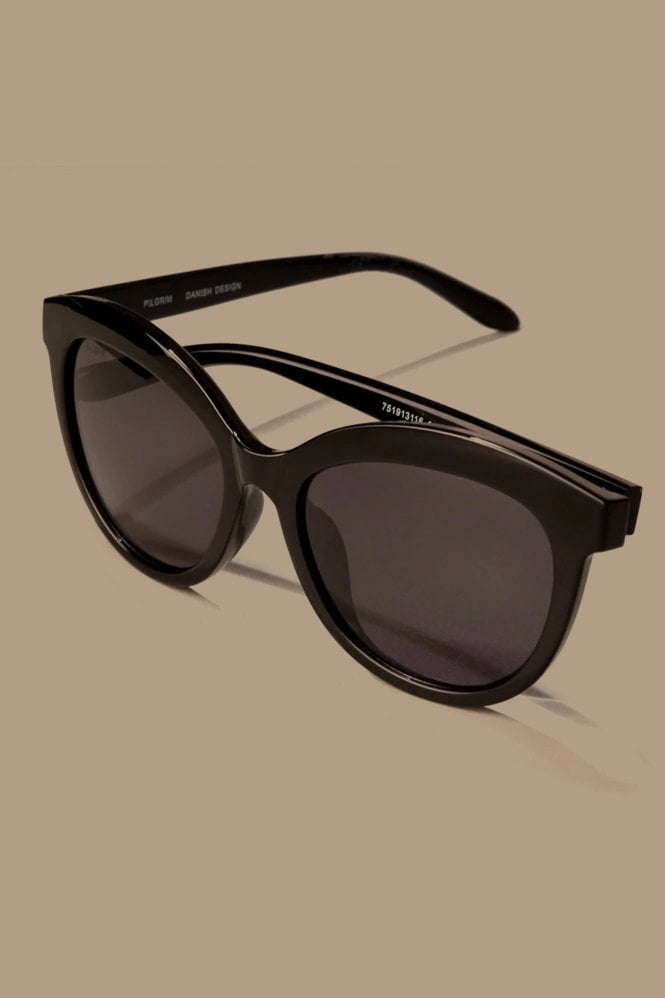 Pilgrim Tulia Cat Eye in Black at Sue Parkinson