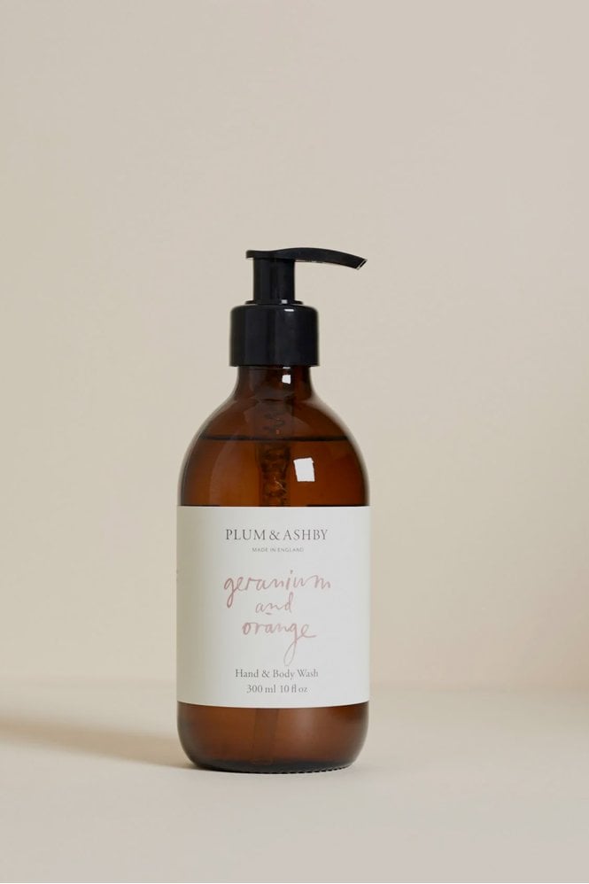 Plum & Ashby Geranium and Orange Hand & Body Wash