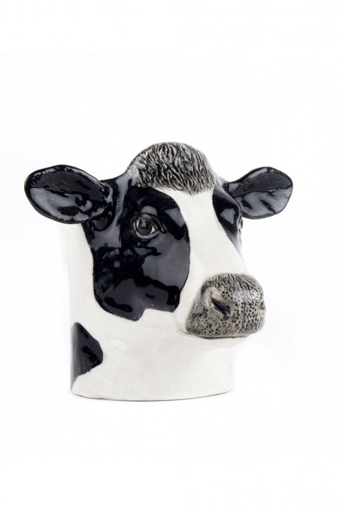 Quail Friesan Cow Pencil Pot