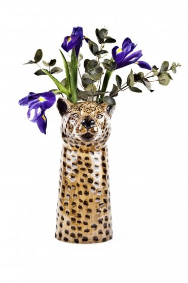 Leopard Flower Vase